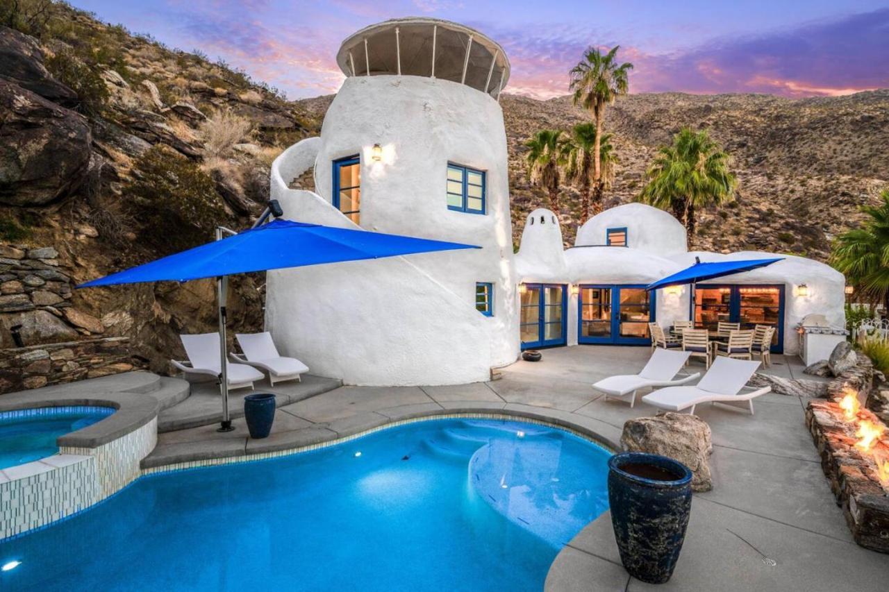 Santorini House Panoramic Palm Springs Views Villa Exteriör bild